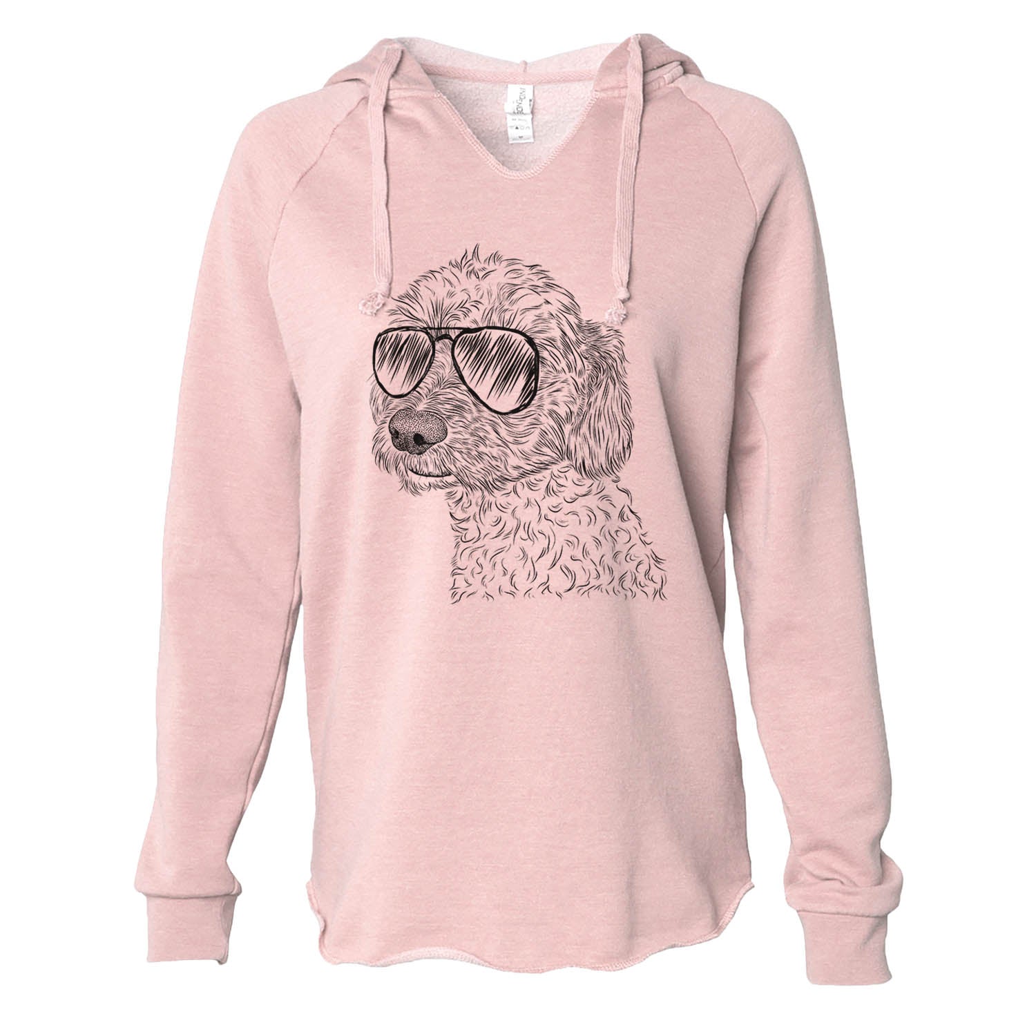 Georgie Boy the Mixed Breed - Cali Wave Hooded Sweatshirt