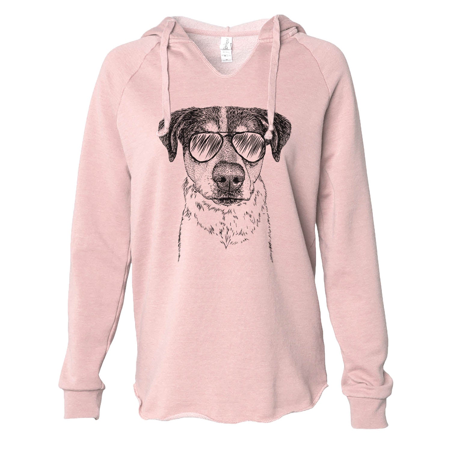 Gertrude the Mixed Breed - Cali Wave Hooded Sweatshirt