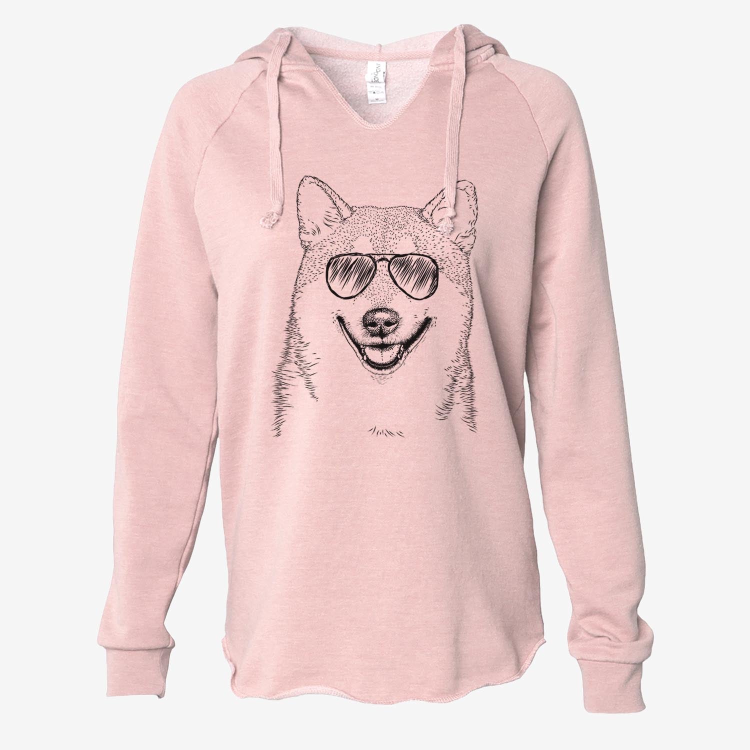 Mitsu the Shiba Inu - Cali Wave Hooded Sweatshirt