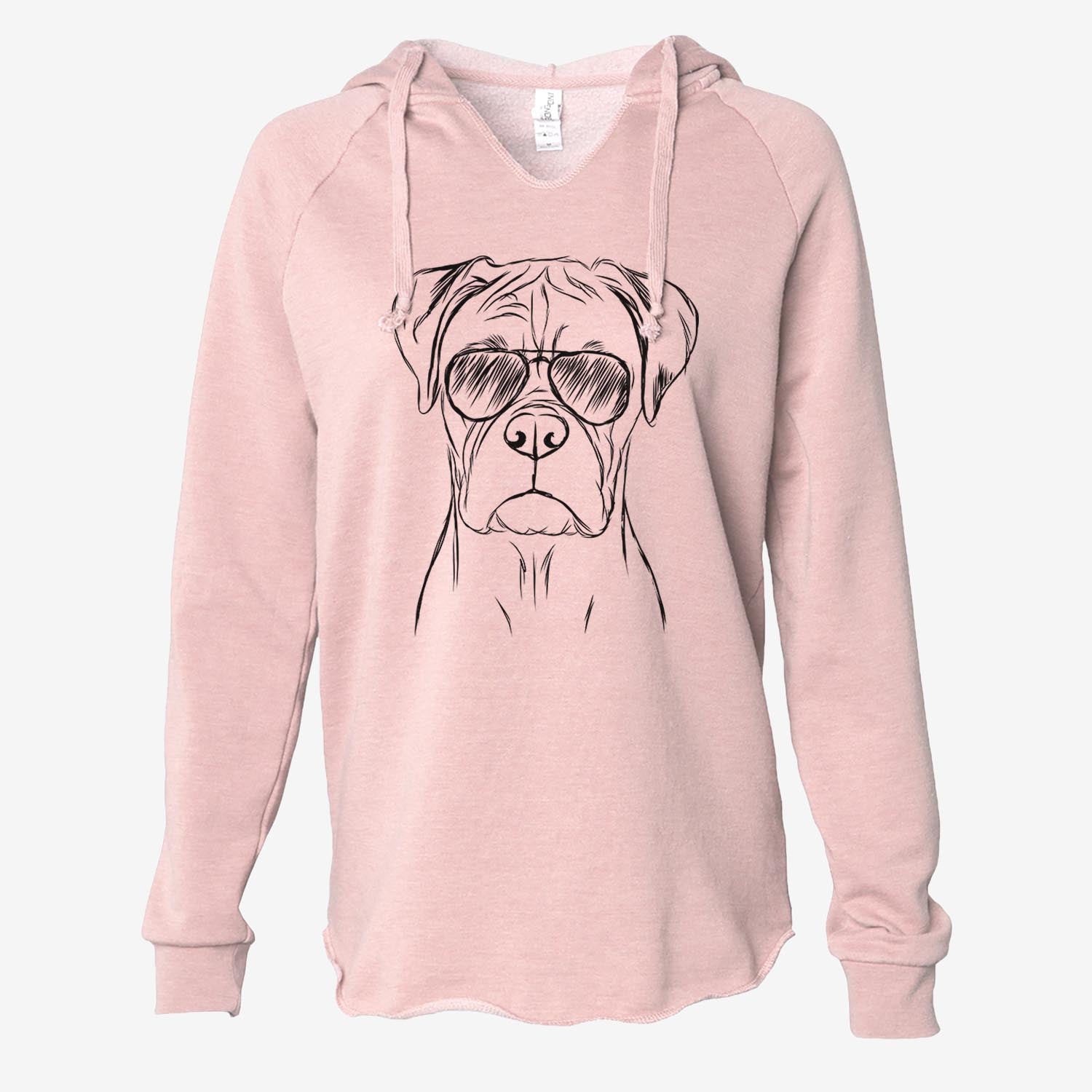 Reese the Boxer - Cali Wave Hooded Sweatshirt