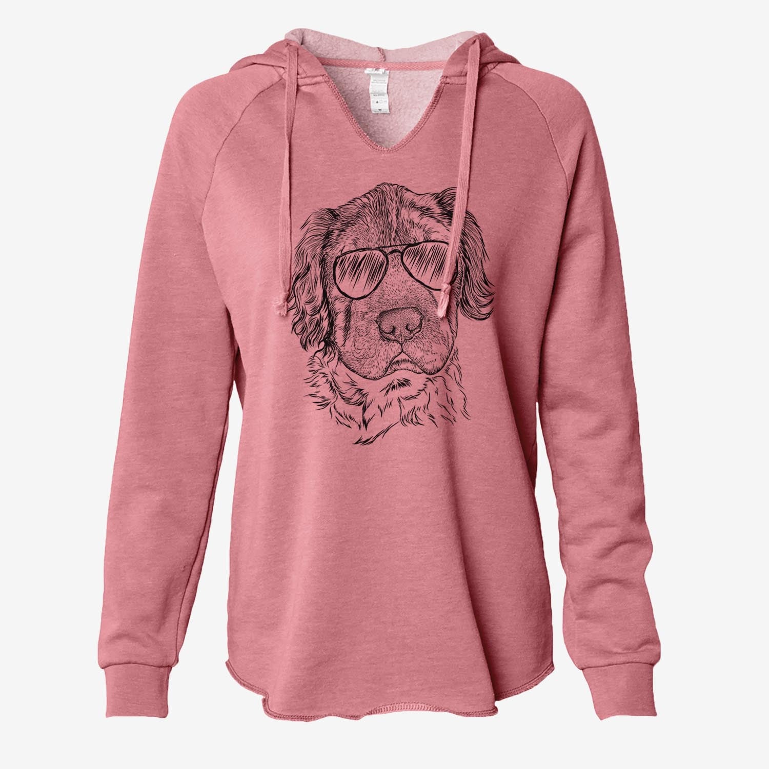 Rex the Mini Hippo - Cali Wave Hooded Sweatshirt