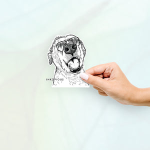 Happy Smokey Jam the Middle Eastern Village Dog - Decal Sticker