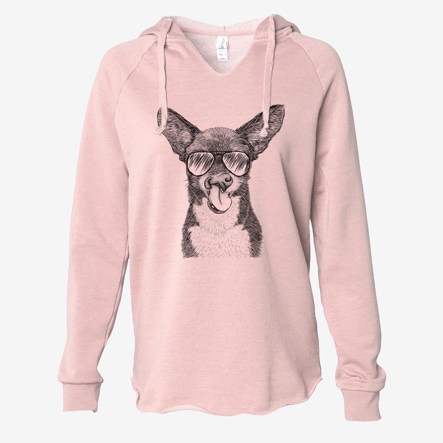 Sprout the Chihuahua Mix - Cali Wave Hooded Sweatshirt