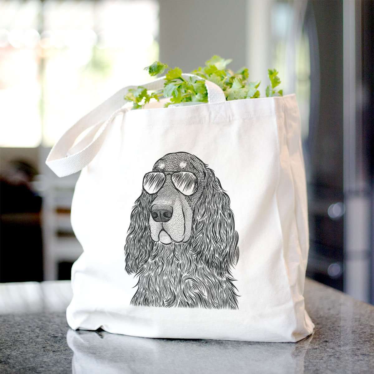 Stormy the Gordon Setter - Tote Bag
