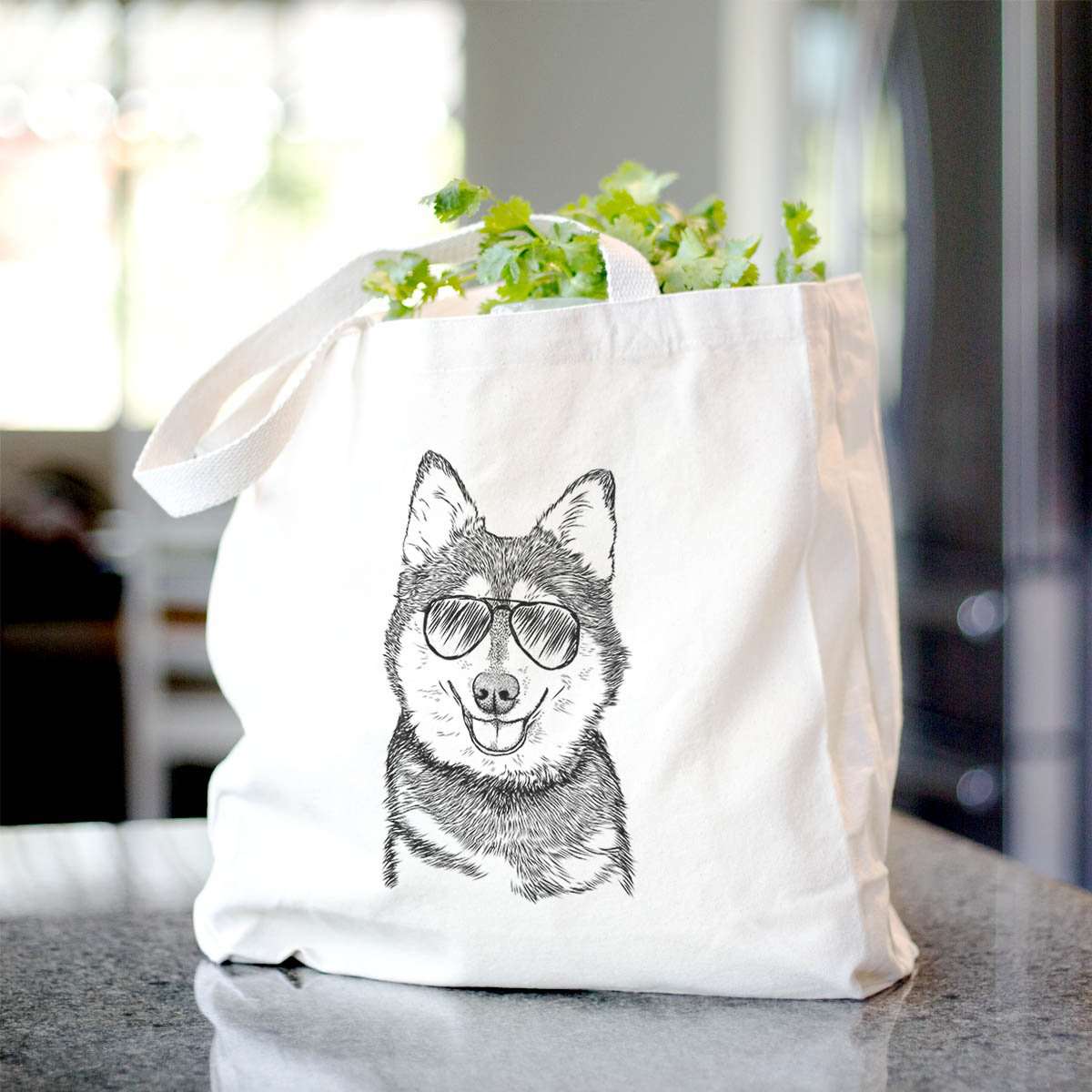 Tellie the Alaskan Klee Kai - Tote Bag