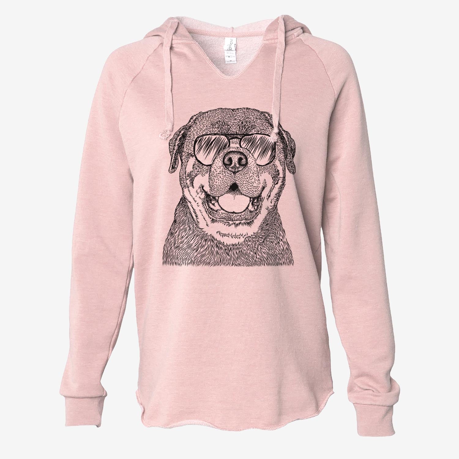 Titan the Rottweiler - Cali Wave Hooded Sweatshirt