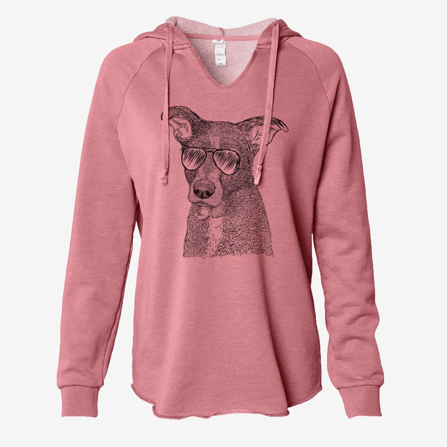 Wilbur the Shepherd Mix - Cali Wave Hooded Sweatshirt