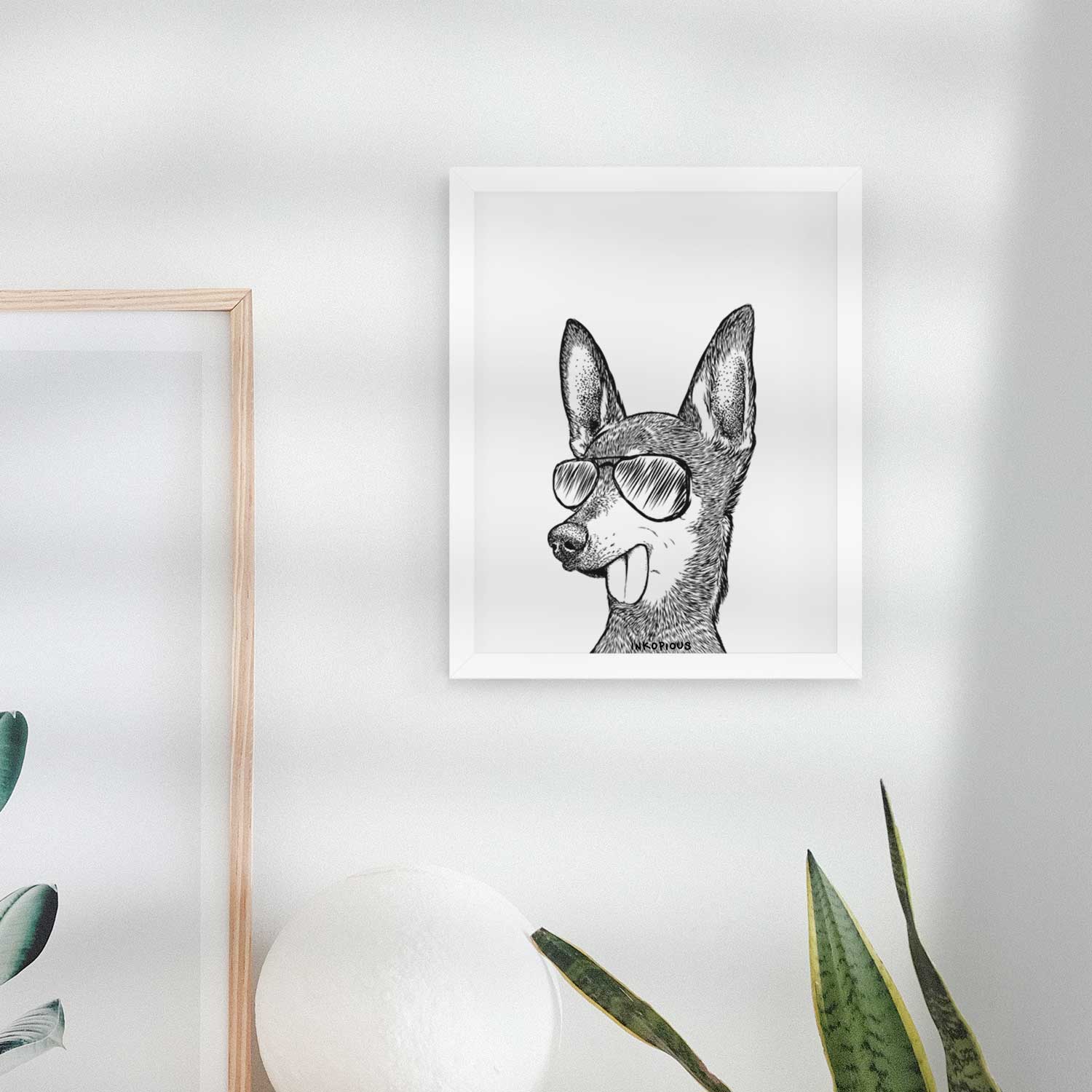Aaron the Chihuahua Art Print