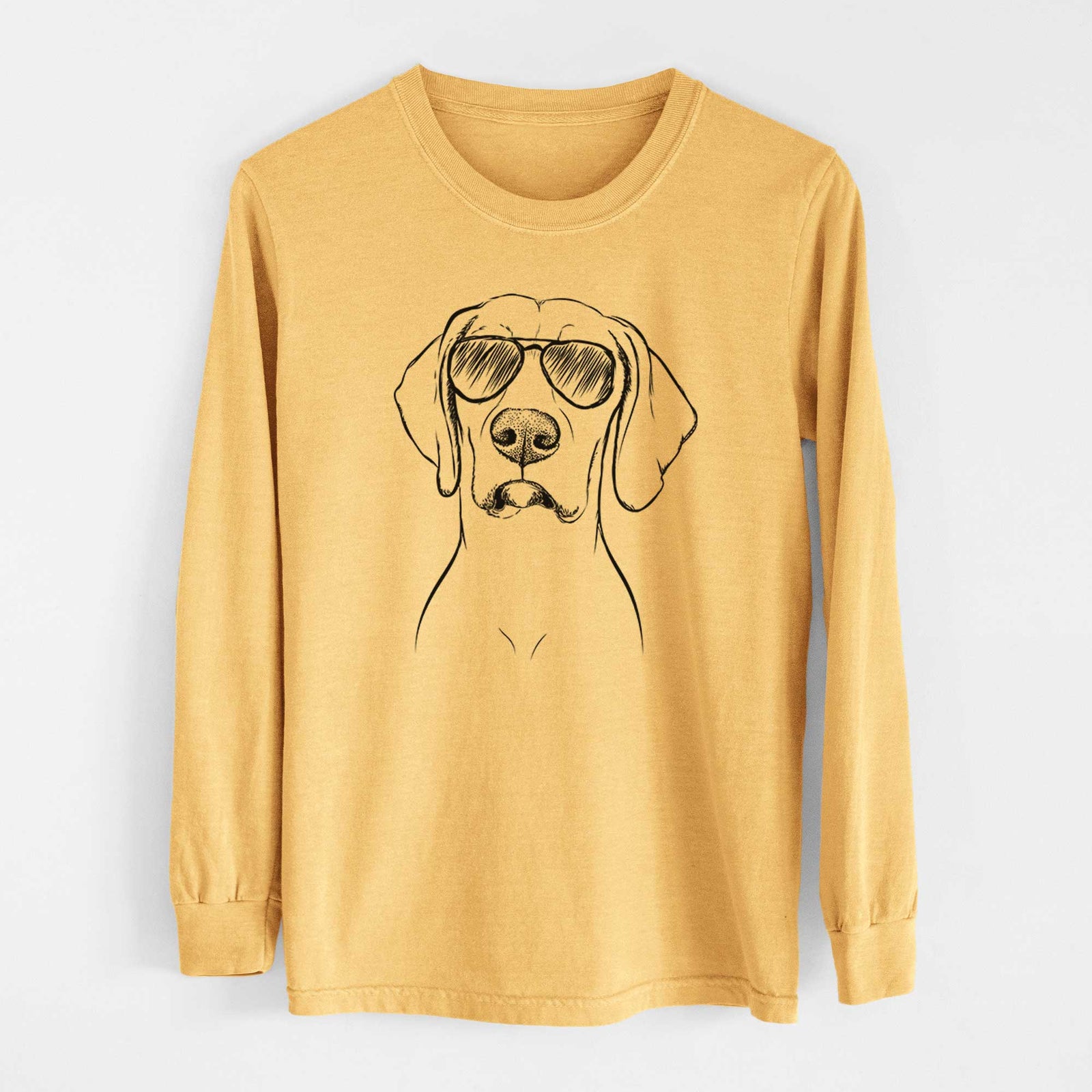 Aviators Almond the Vizmaraner - Heavyweight 100% Cotton Long Sleeve