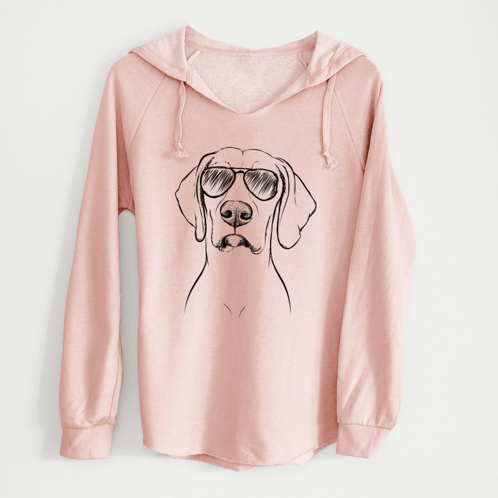 Aviator Almond the Vizmaraner - Cali Wave Hooded Sweatshirt