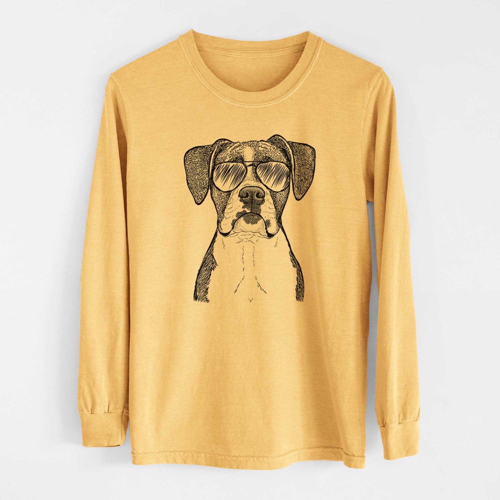 Aviators Annie the Boxer - Heavyweight 100% Cotton Long Sleeve
