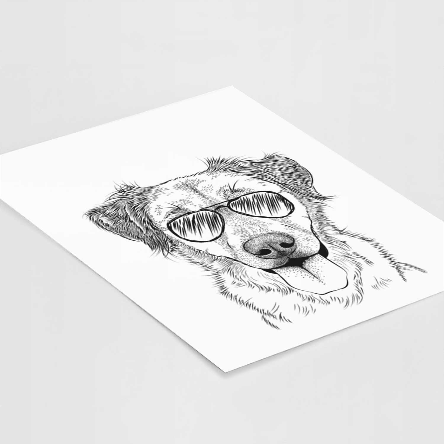 Apollo the Mixed Breed Art Print