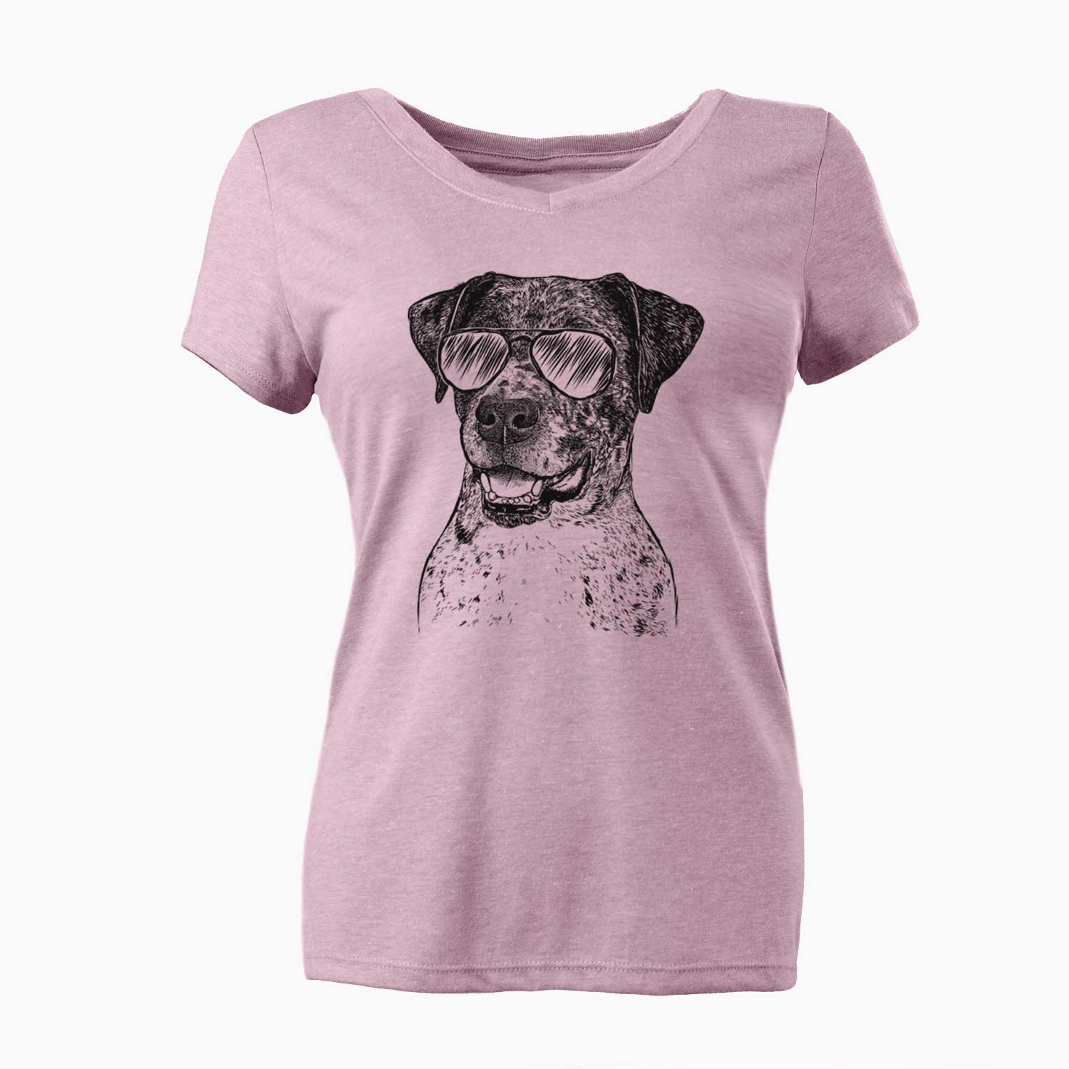 Aviator Argos the Catahoula - Women's V-neck Shirt