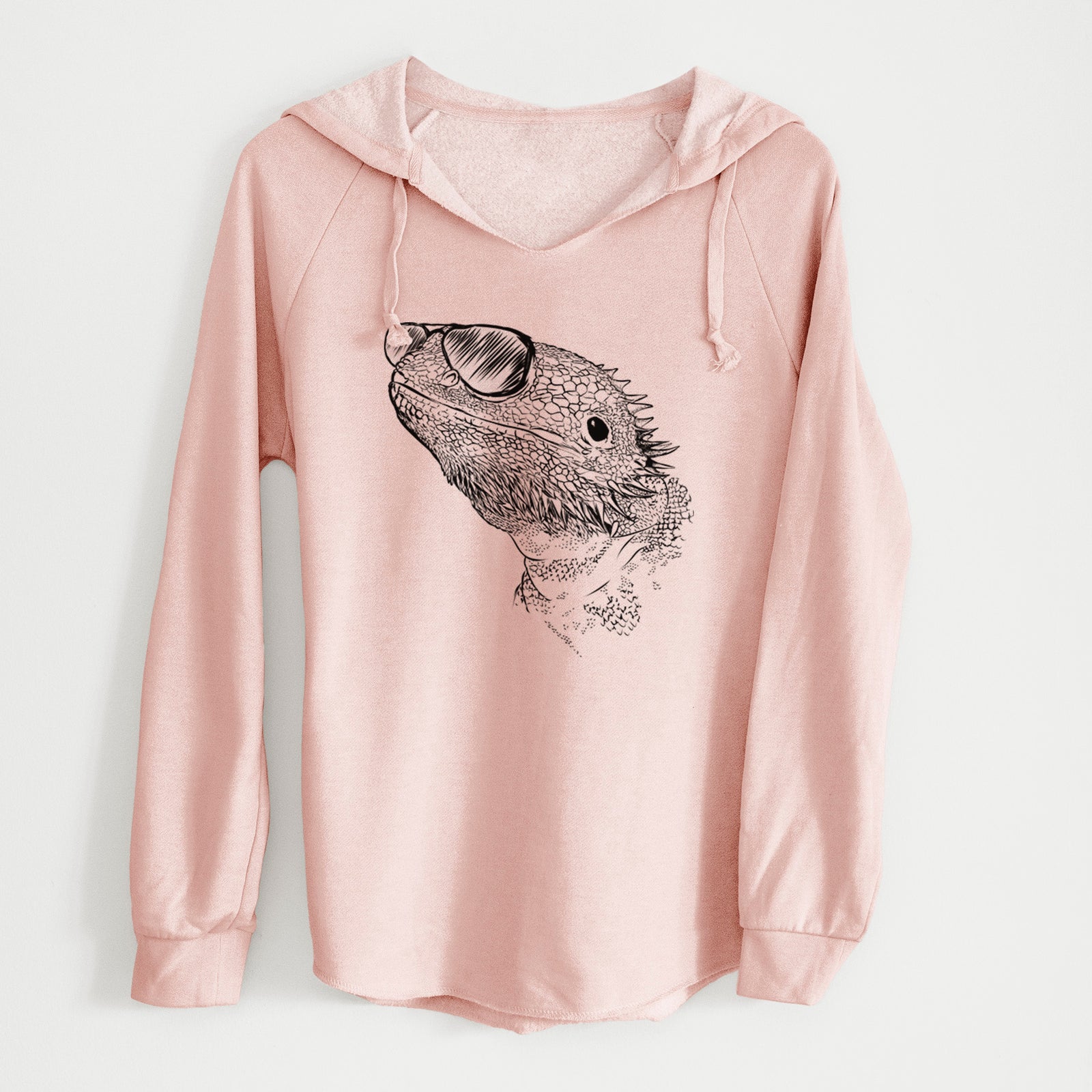 Aviator Ash the Bearded Dragon - Cali Wave Hooded Sweatshirt