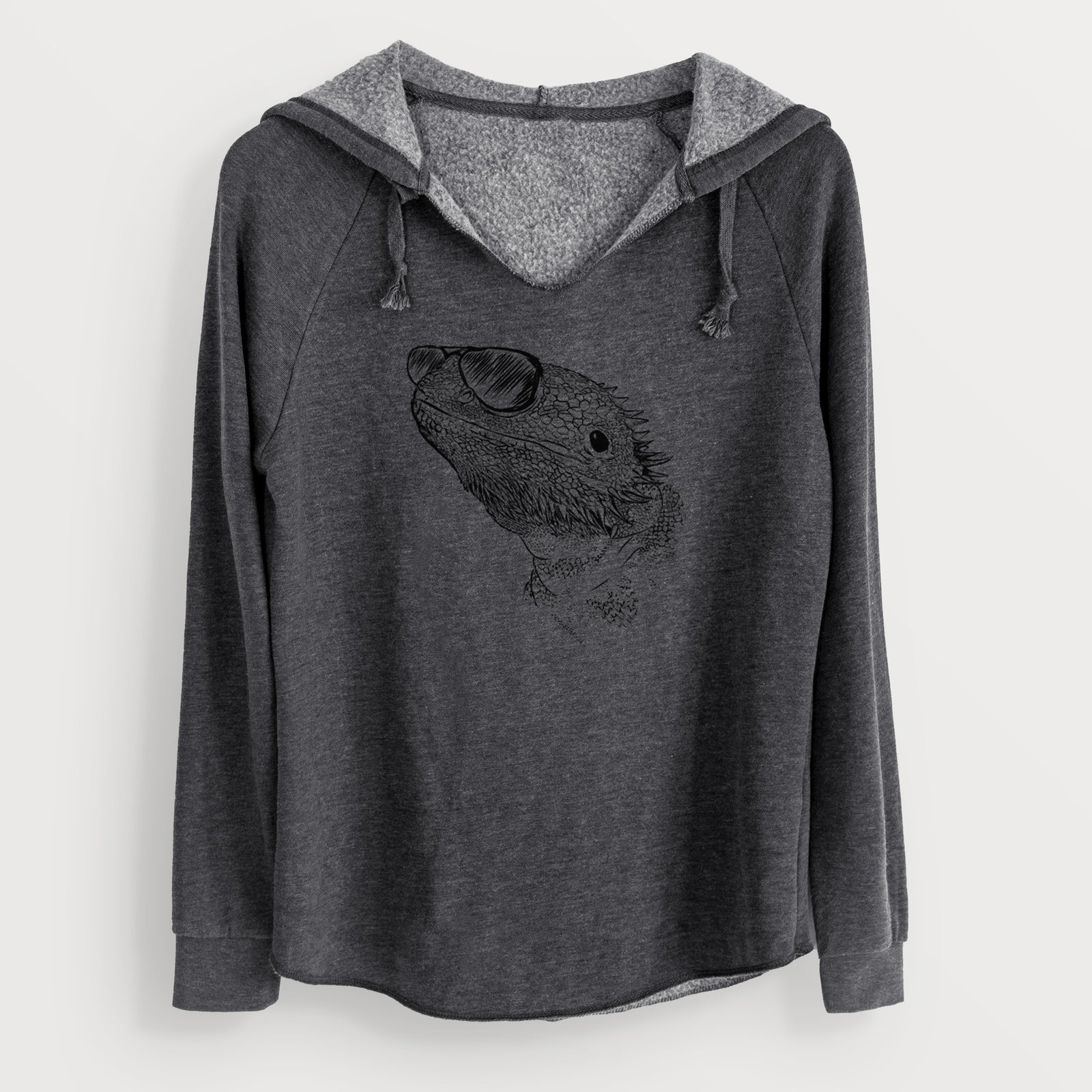 Aviator Ash the Bearded Dragon - Cali Wave Hooded Sweatshirt