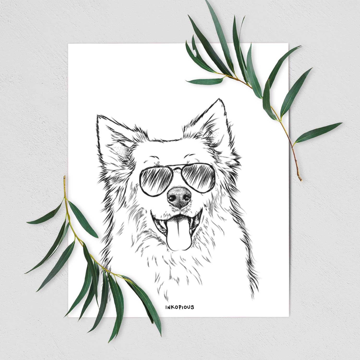 Aspenita the Mixed Breed Art Print