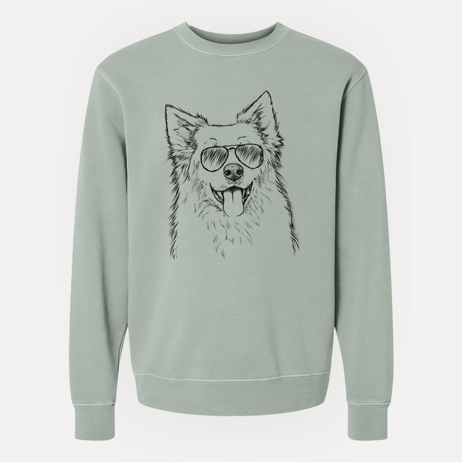 Aviator Aspenita the Mixed Breed - Unisex Pigment Dyed Crew Sweatshirt