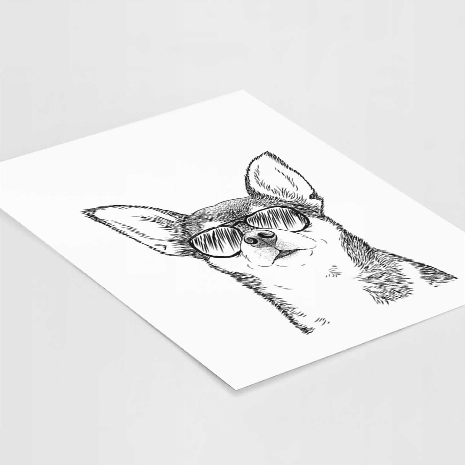 Baby the Chihuahua Art Print