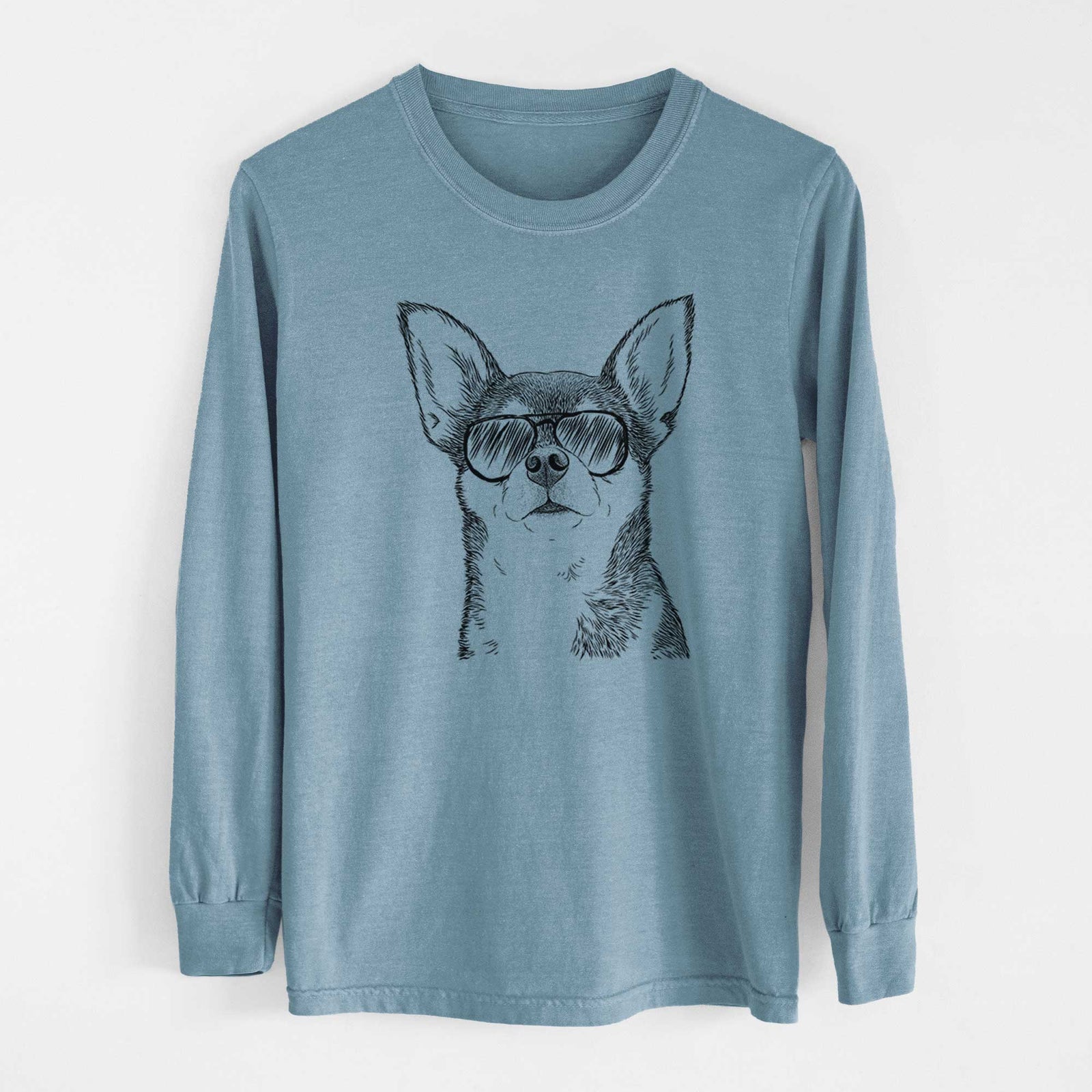 Aviators Baby the Chihuahua - Heavyweight 100% Cotton Long Sleeve