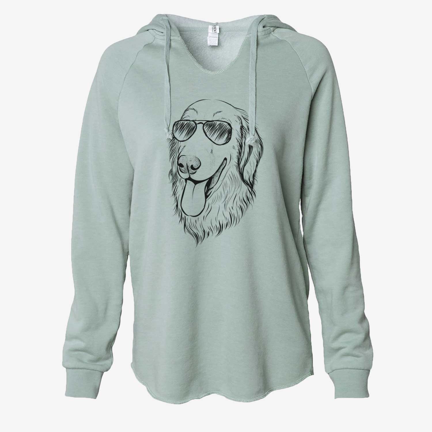 Bailey the Golden Retriever - Cali Wave Hooded Sweatshirt