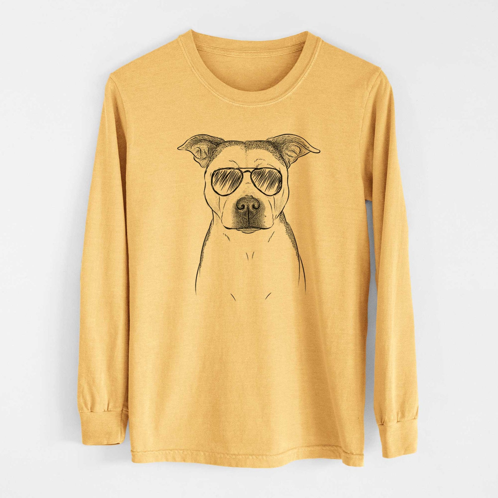Aviators Bailey the Pitbull - Heavyweight 100% Cotton Long Sleeve