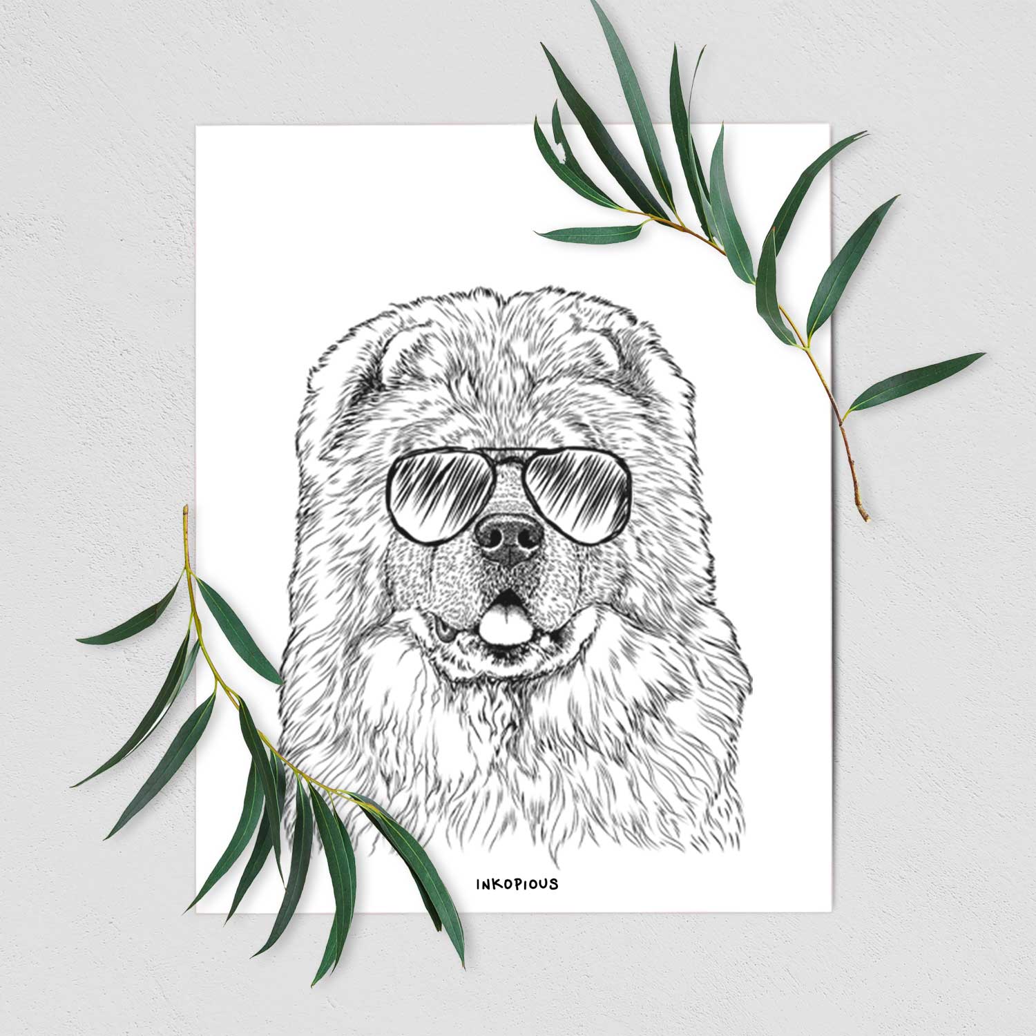 Baloo the Chow Chow Art Print