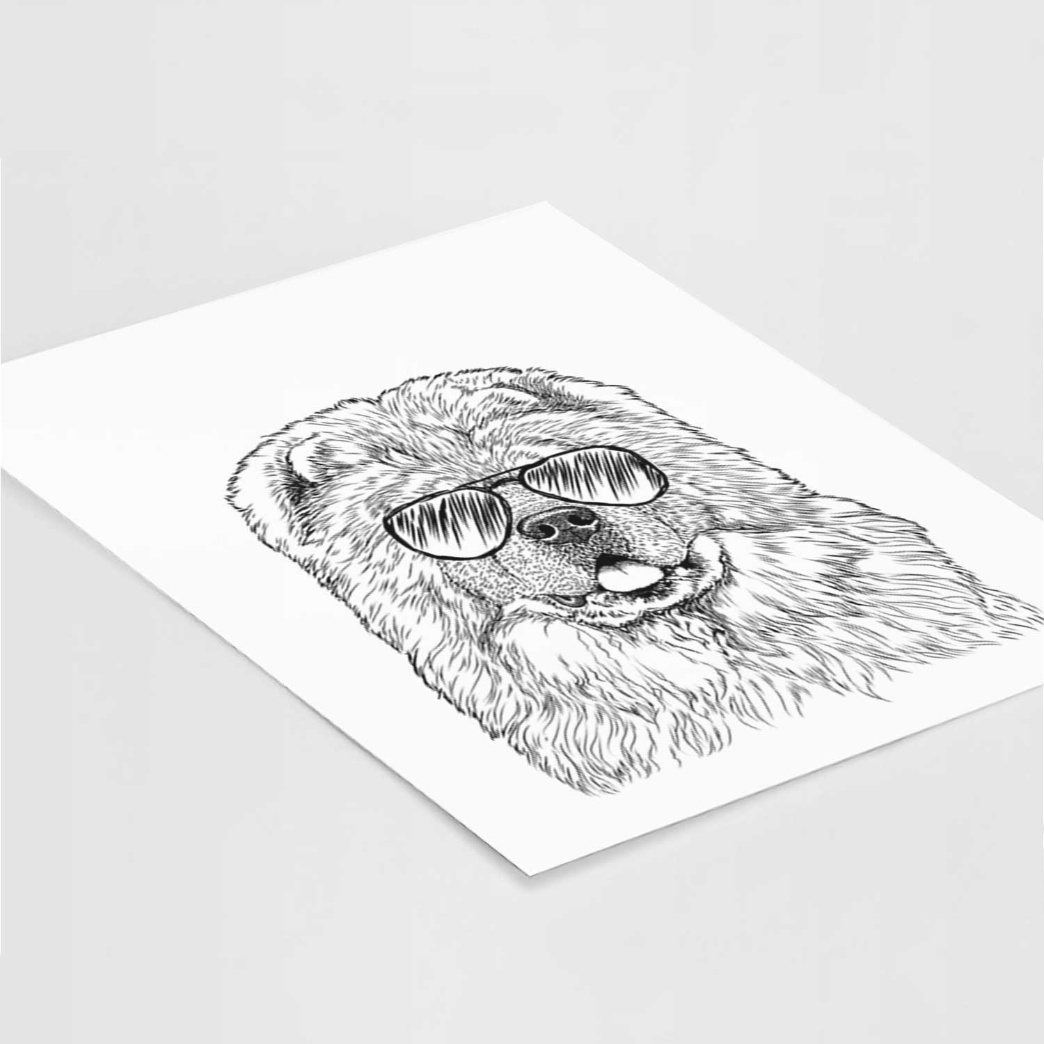 Baloo the Chow Chow Art Print