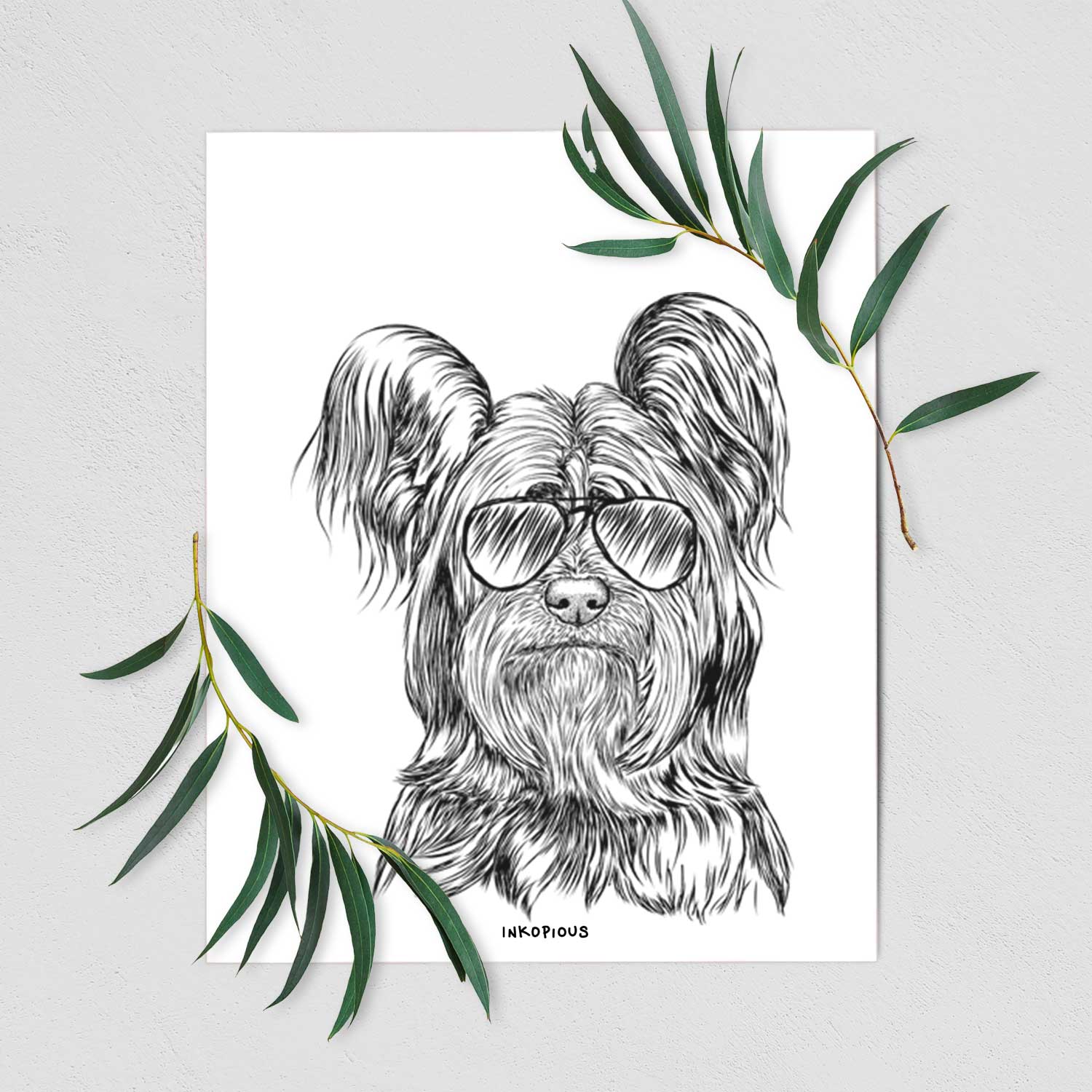 Bandit the Skye Terrier Art Print