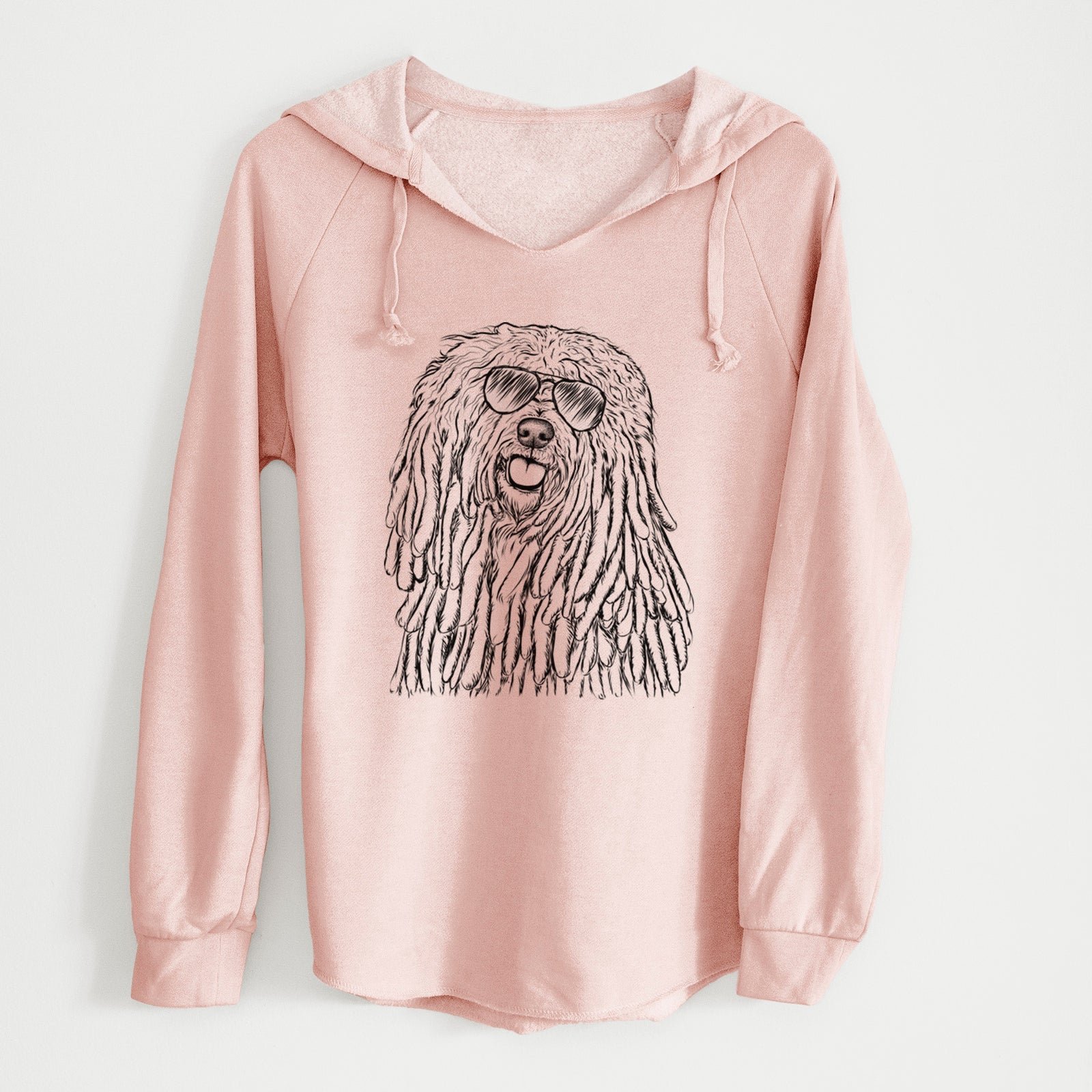 Aviator Barry the Komondor - Cali Wave Hooded Sweatshirt