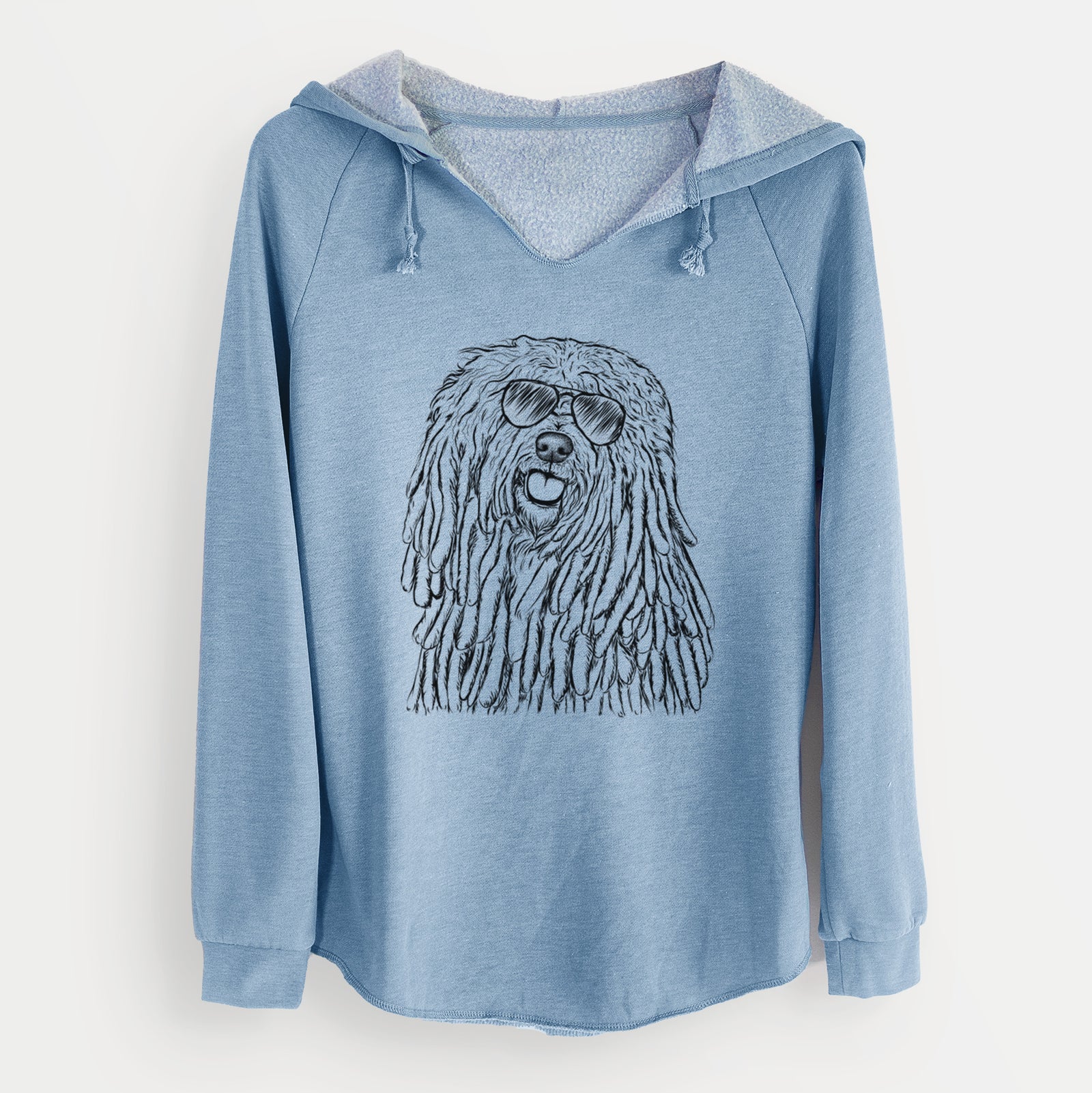 Aviator Barry the Komondor - Cali Wave Hooded Sweatshirt