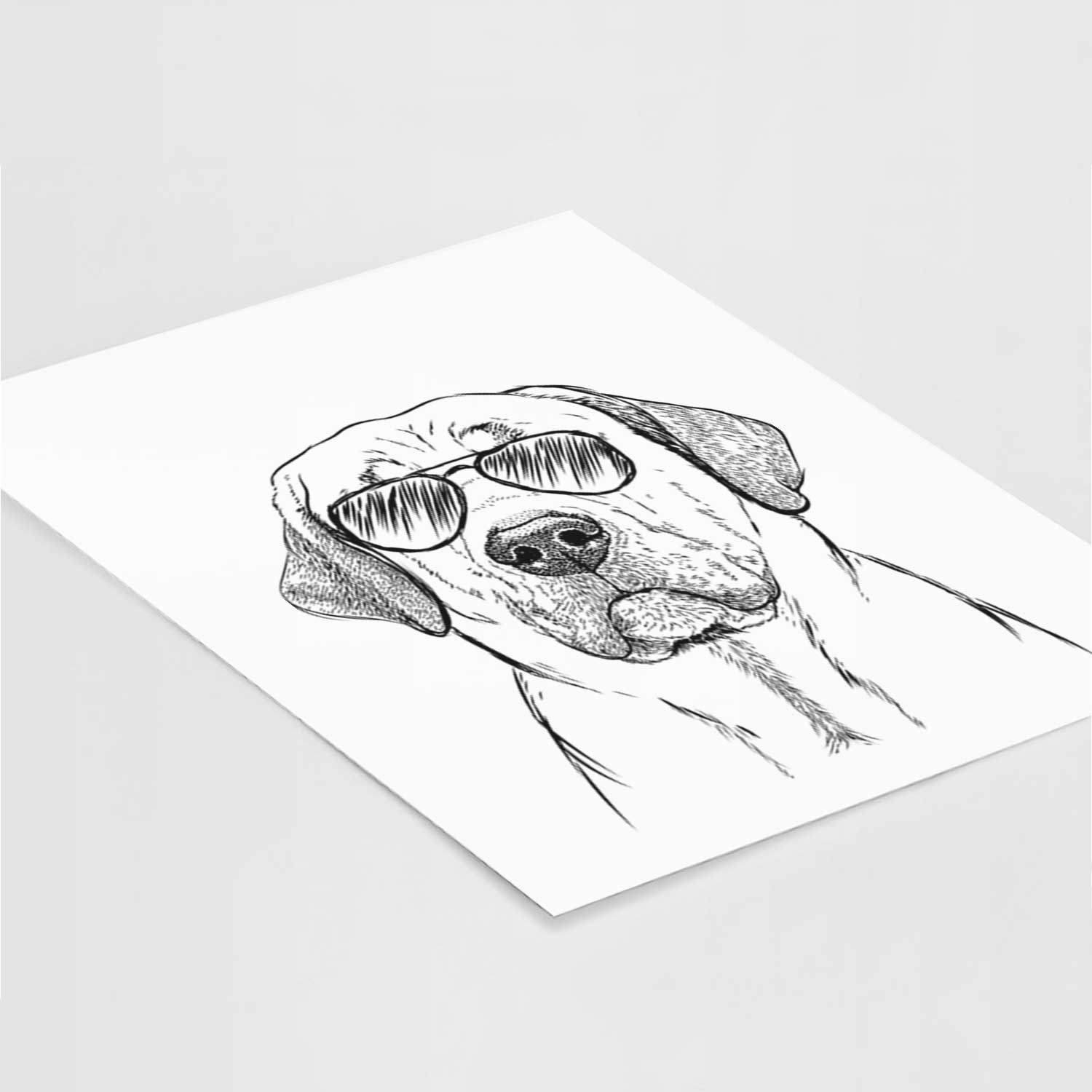 Beau the Broholmer Art Print