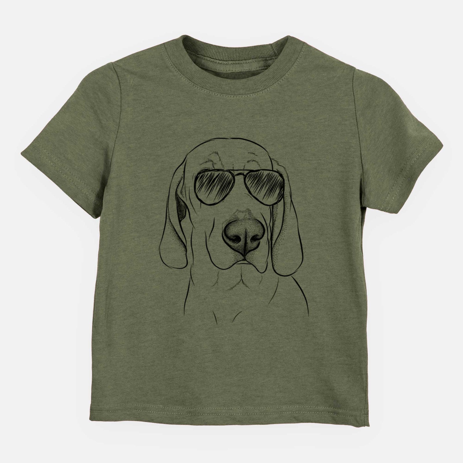Aviator Beauregard the American Redbone Coonhound - Kids/Youth/Toddler Shirt