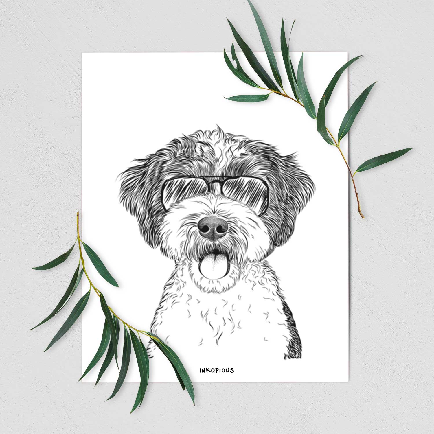 Bella the Cockapoo Art Print