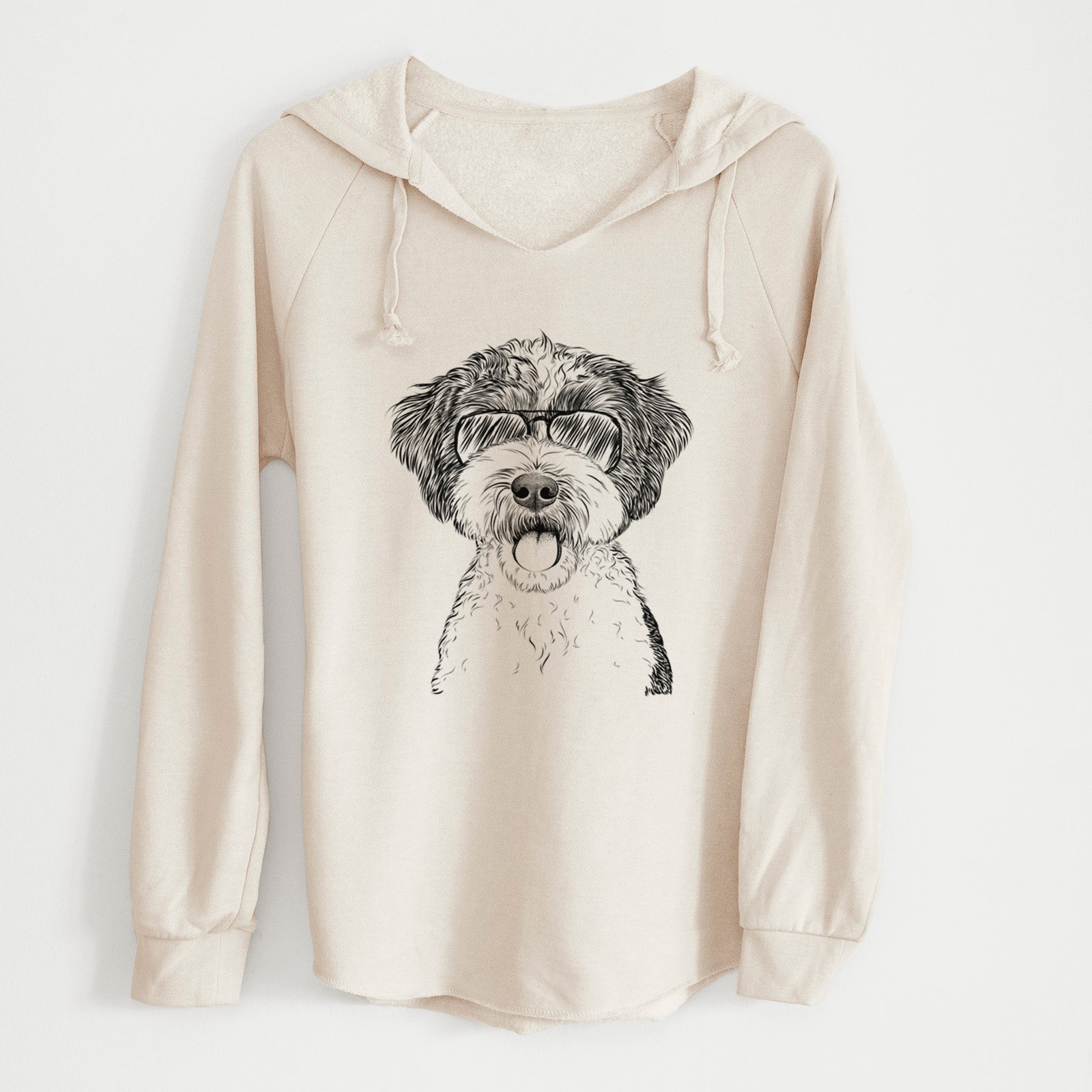 Aviator Bella the Cockapoo - Cali Wave Hooded Sweatshirt