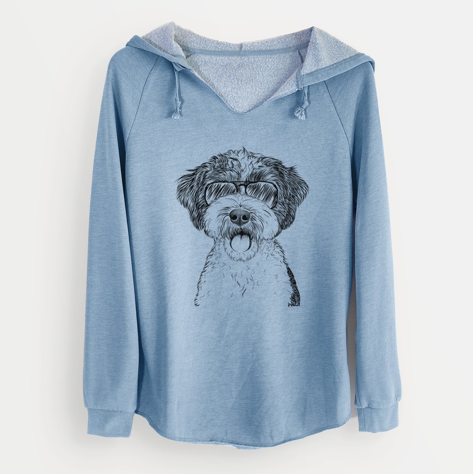 Aviator Bella the Cockapoo - Cali Wave Hooded Sweatshirt