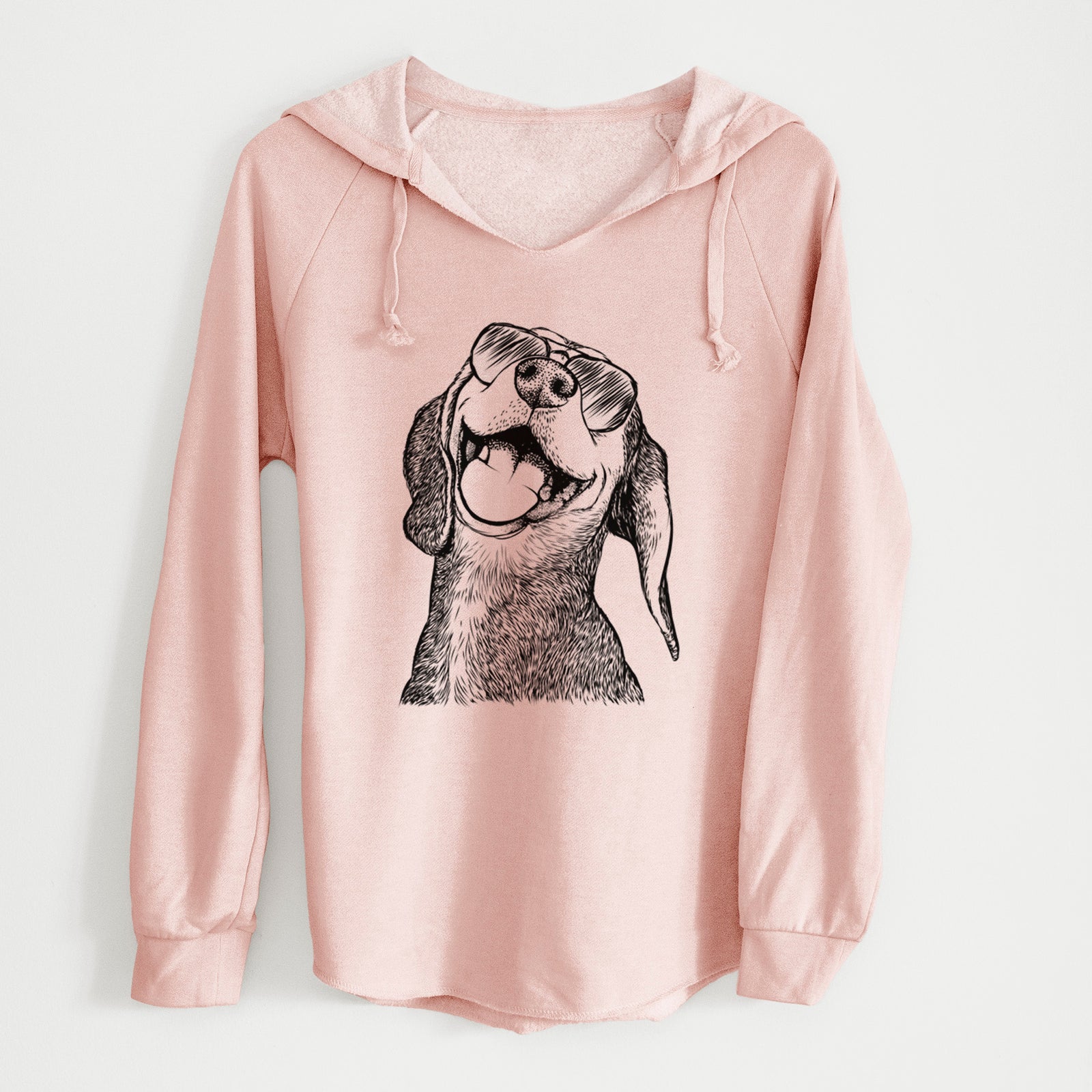 Aviator Belle the Hound Mix - Cali Wave Hooded Sweatshirt