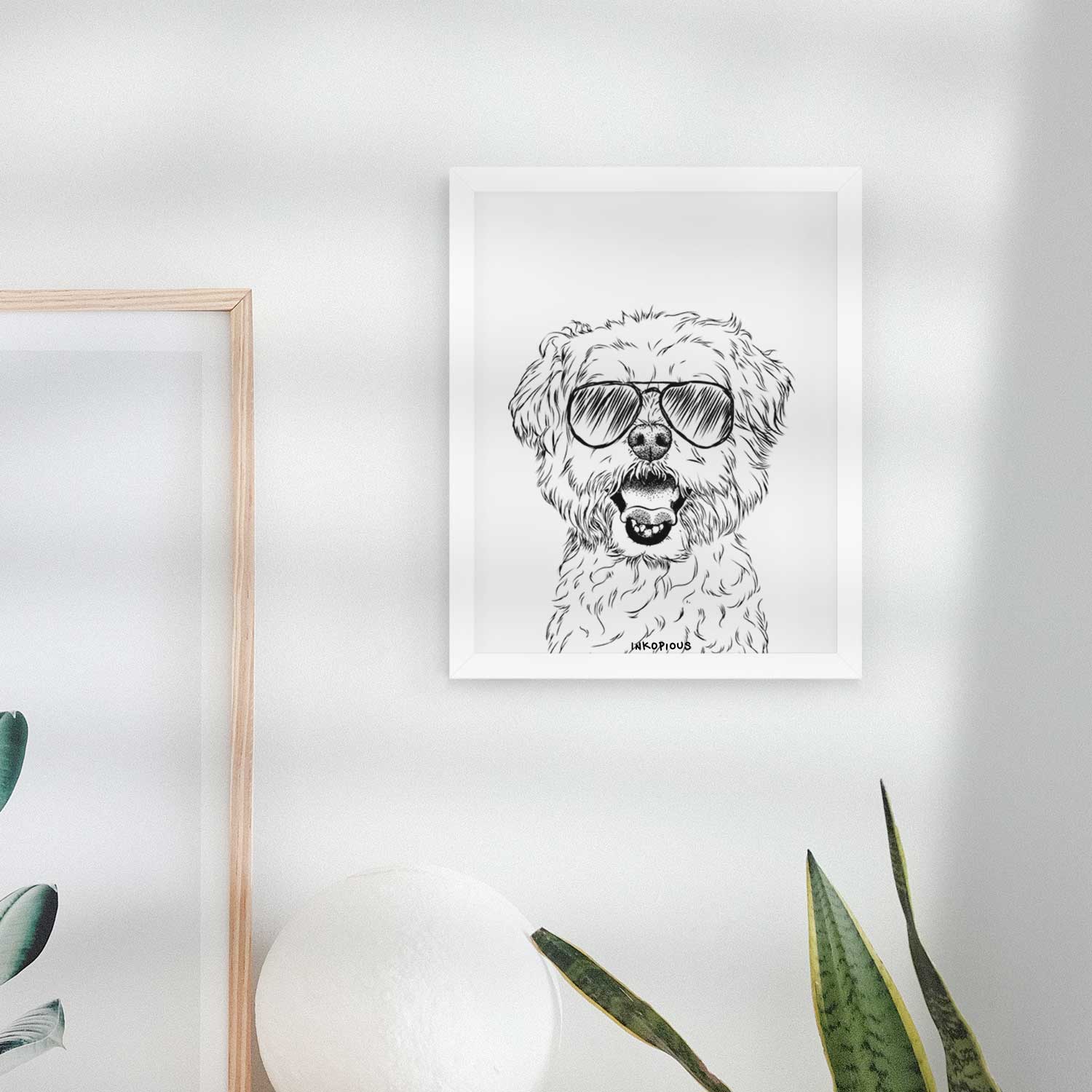 Belle the Maltipoo Art Print