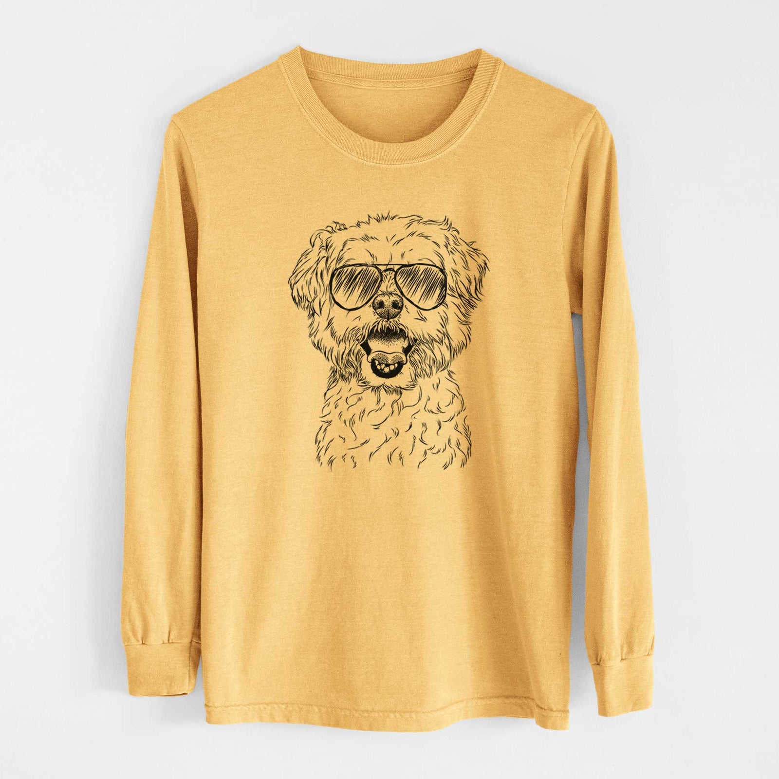 Aviators Belle the Maltipoo - Heavyweight 100% Cotton Long Sleeve
