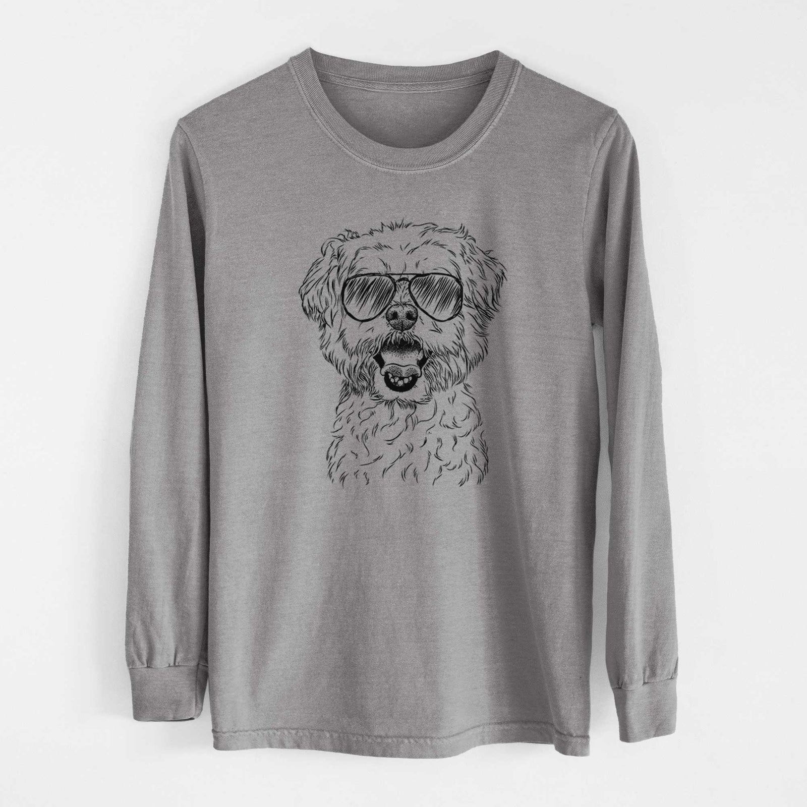 Aviators Belle the Maltipoo - Heavyweight 100% Cotton Long Sleeve