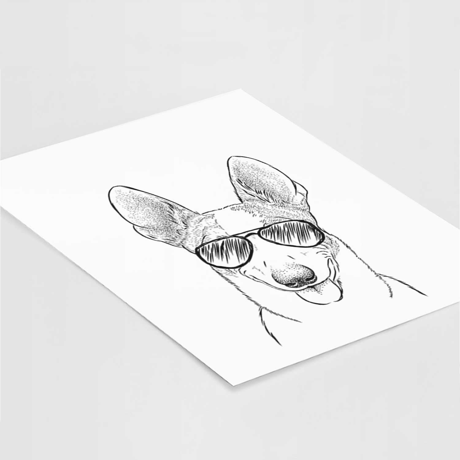 Berlin the Carolina Dog Art Print