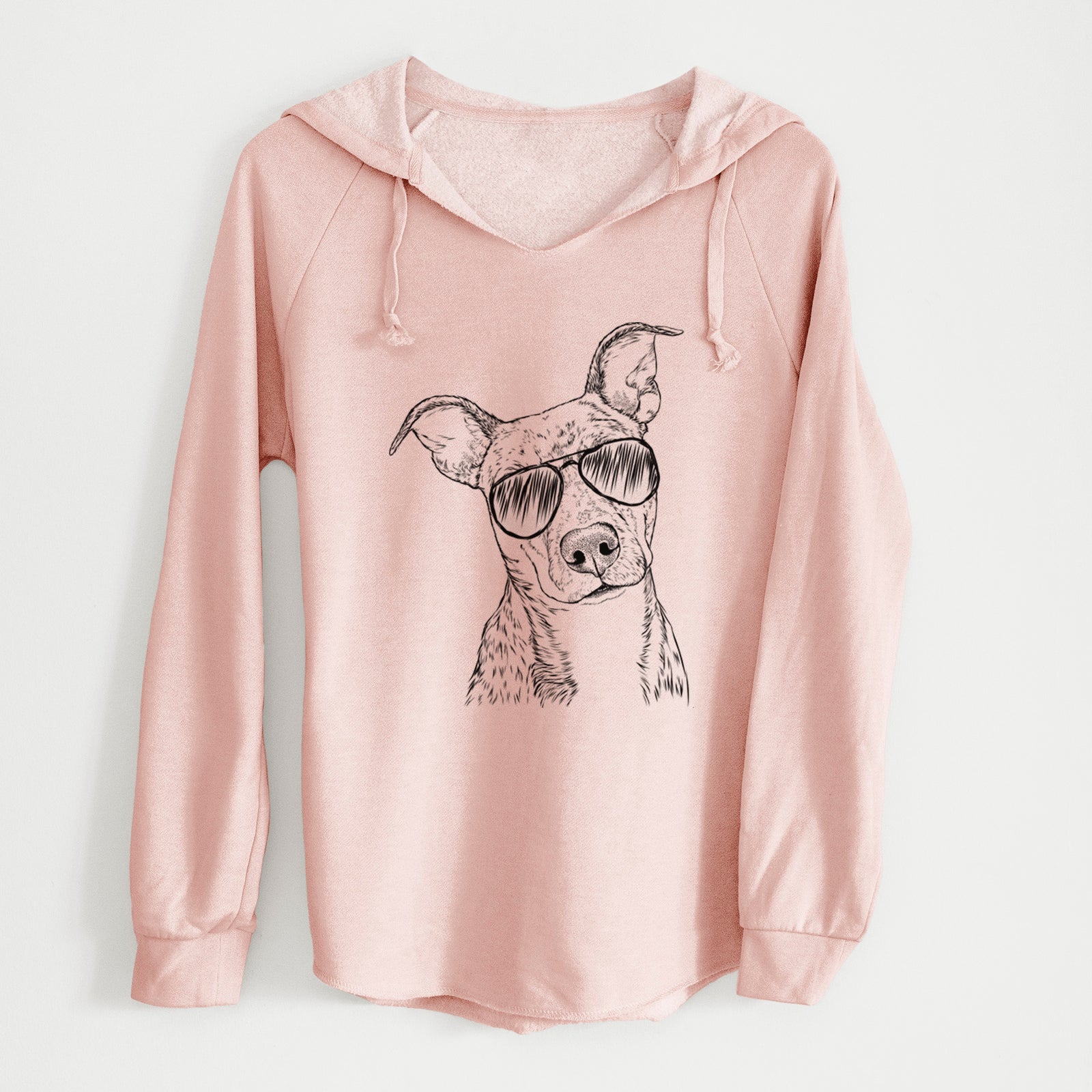 Aviator Bianca the Mixed Breed - Cali Wave Hooded Sweatshirt