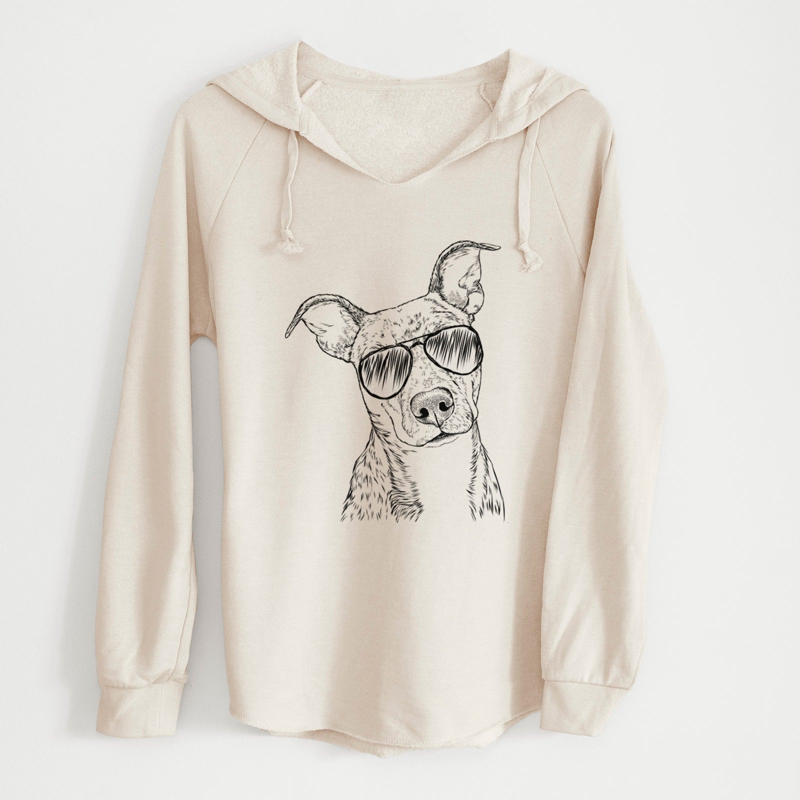 Aviator Bianca the Mixed Breed - Cali Wave Hooded Sweatshirt