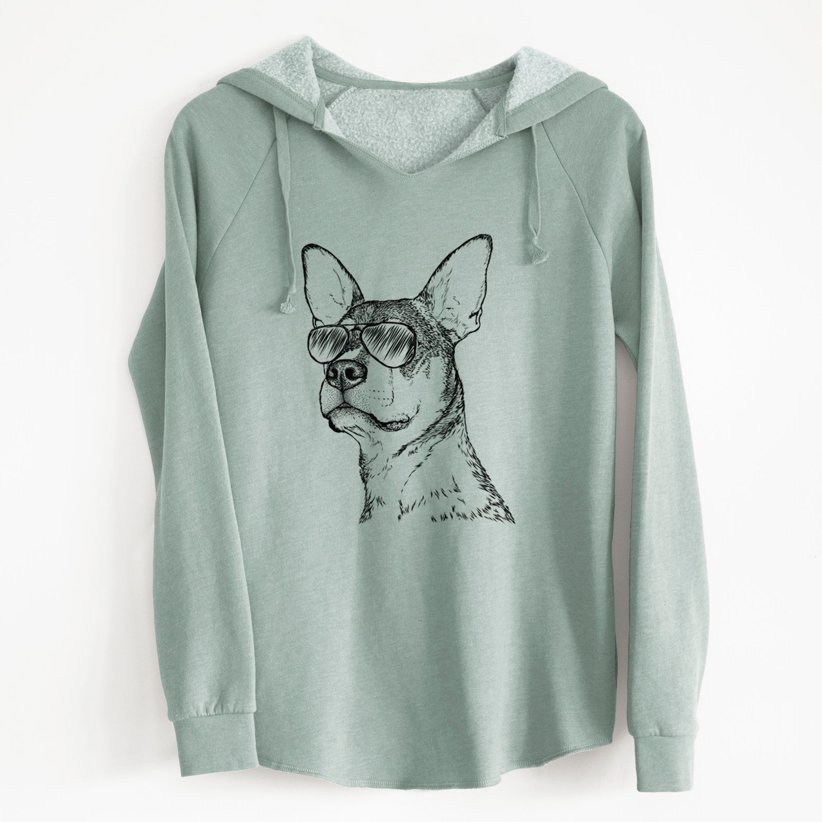 Aviator Bill the Heeler Mix - Cali Wave Hooded Sweatshirt