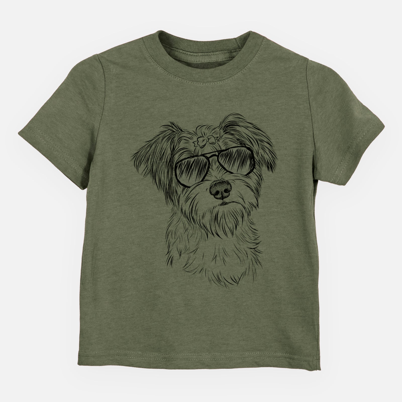 Aviator Birdee the Schnauzer Mix - Kids/Youth/Toddler Shirt