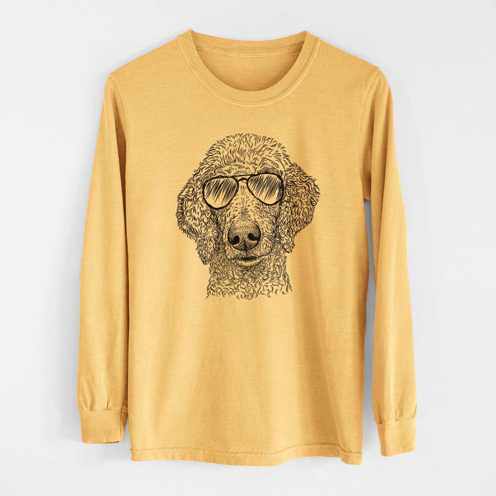 Aviators Blossom the Poodle - Heavyweight 100% Cotton Long Sleeve