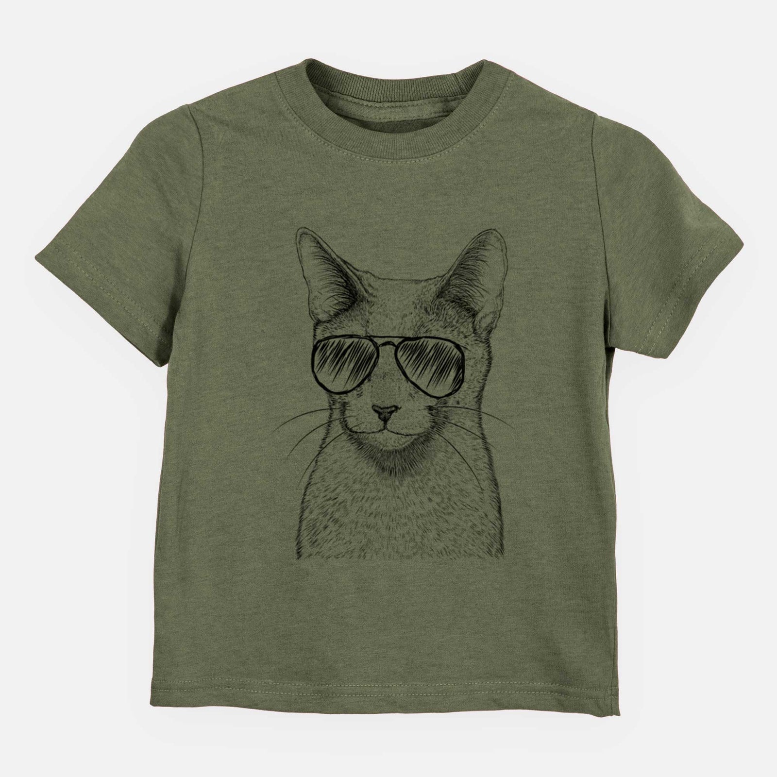 Aviator Blue the Russsian Blue Cat - Kids/Youth/Toddler Shirt