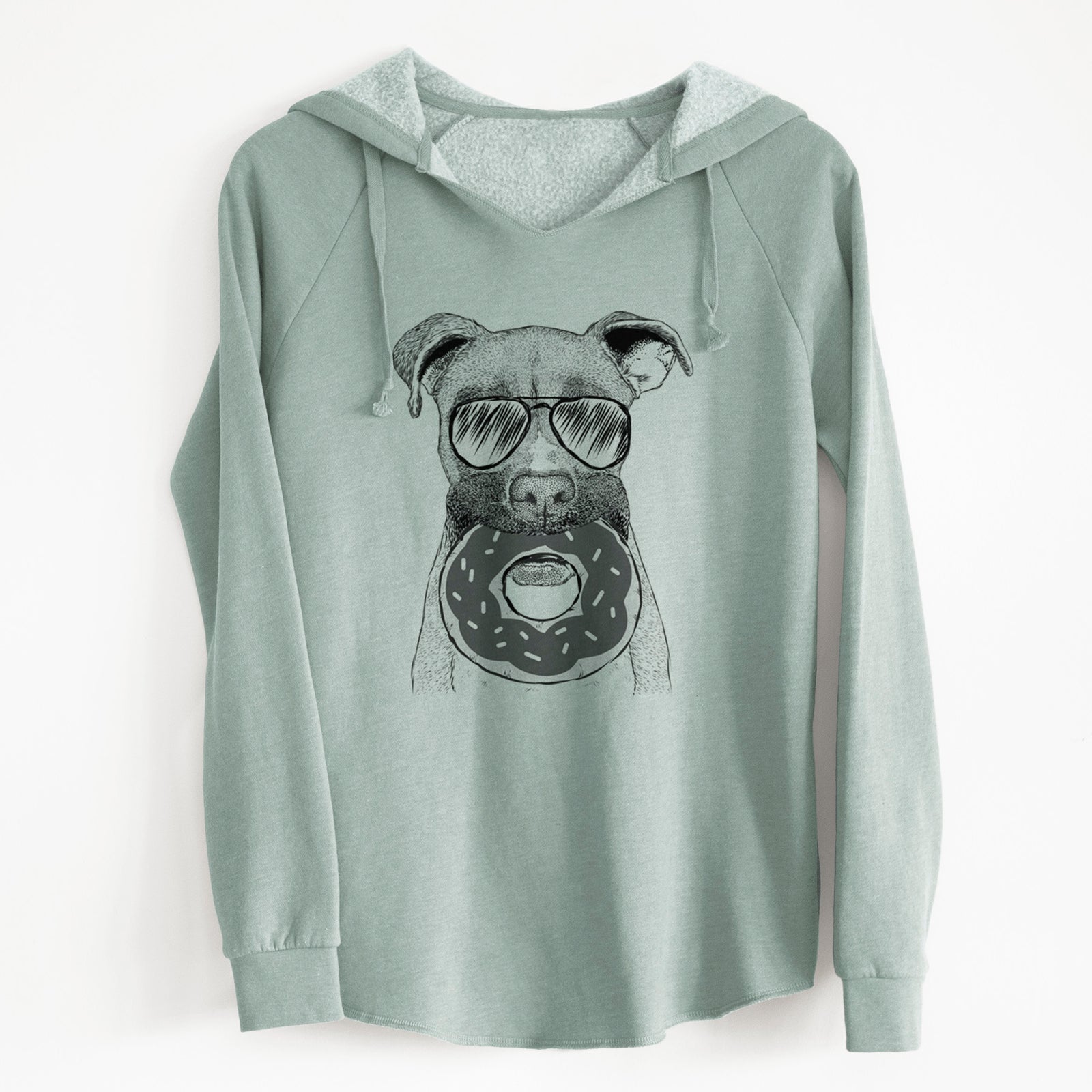 Aviator Bo the Boxer - Cali Wave Hooded Sweatshirt