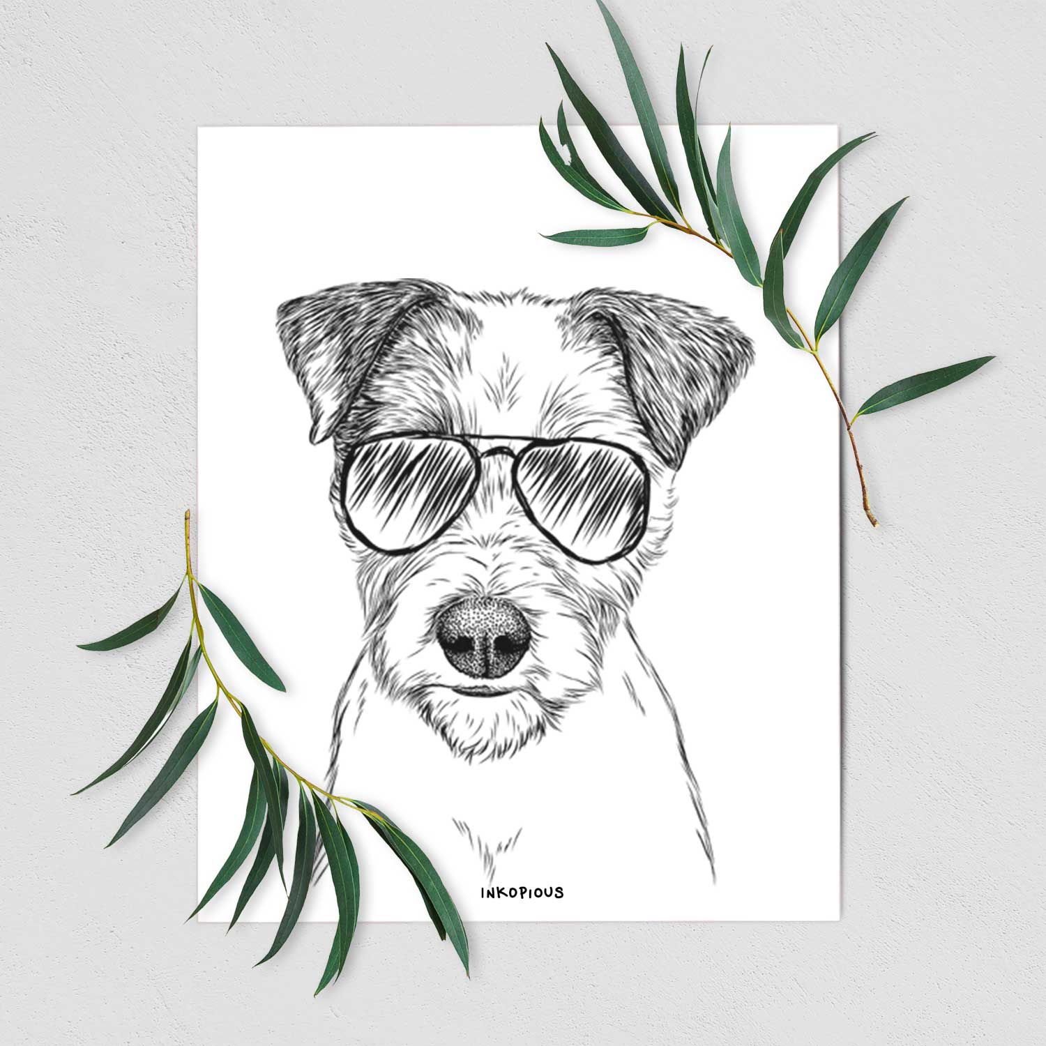 Bogart the Parsons Russell Terrier Art Print