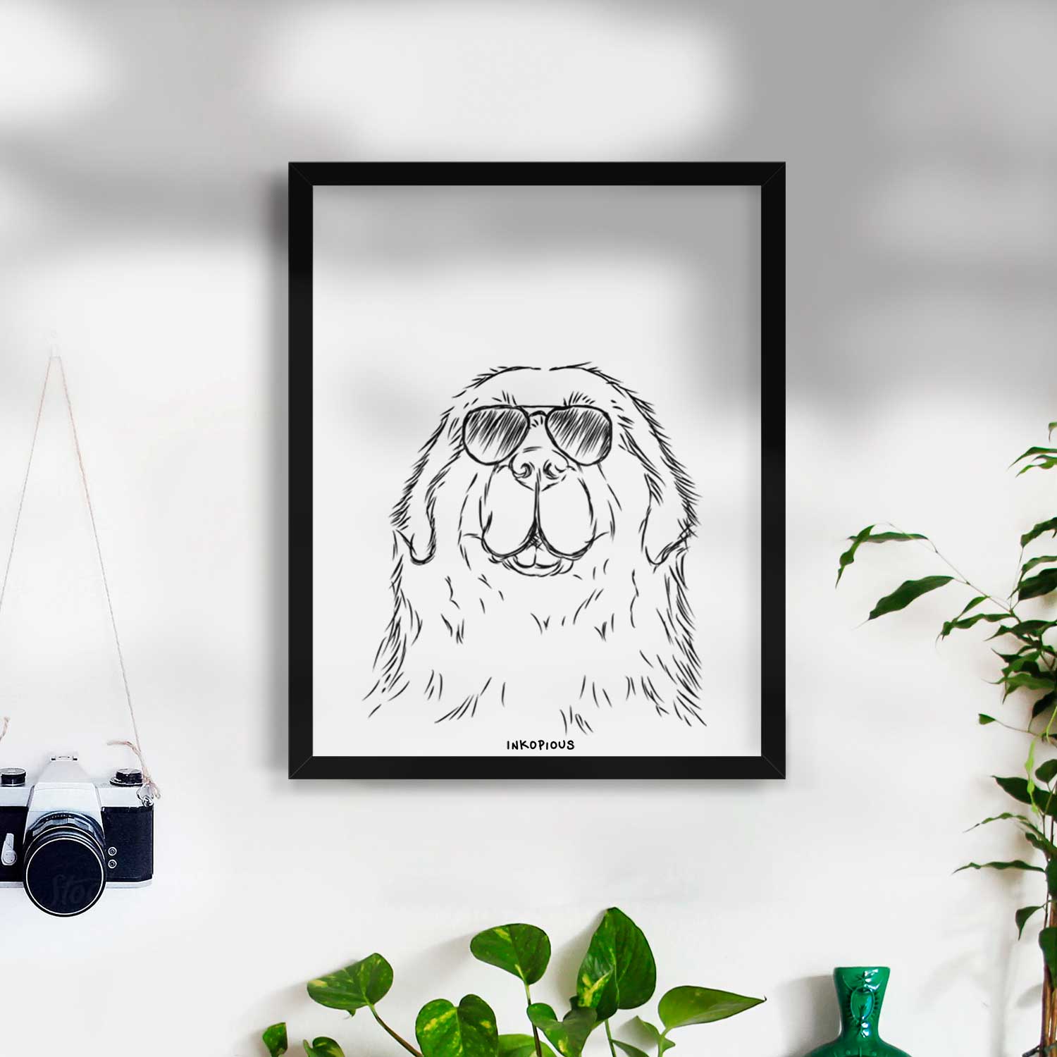Boomer the Newfoundland Art Print