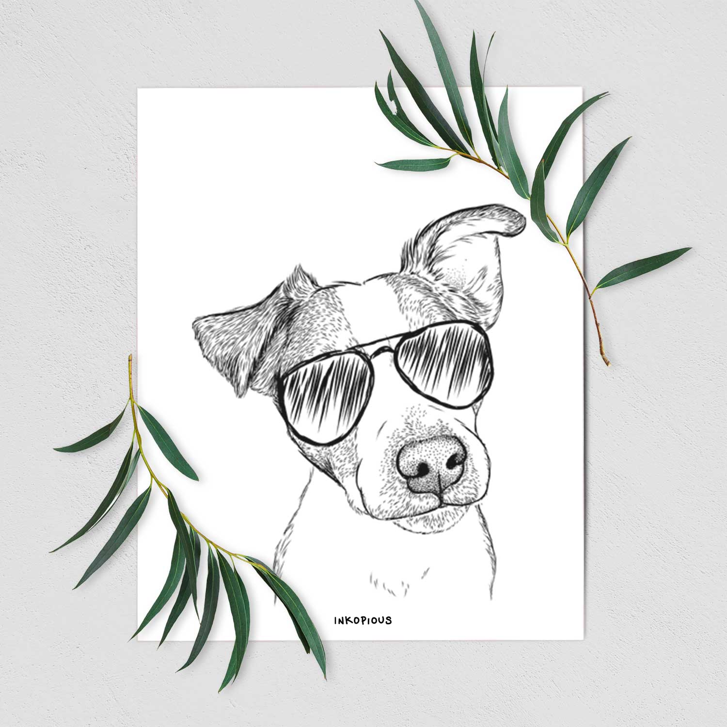 Bosse the Jack Russell Terrier Art Print